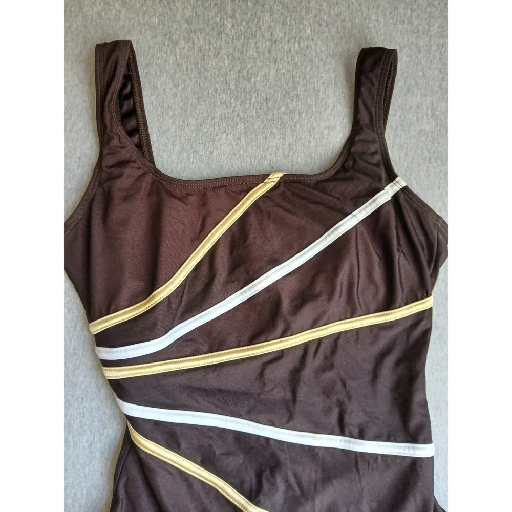 Longitude Swimsuit 14 One Piece  Slimming Minimalist Resort Beach Travel